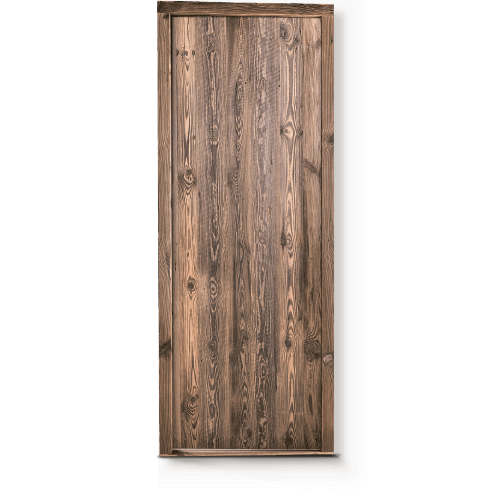 Zdjęcie drzwi alpejskich, vertical steps, brown