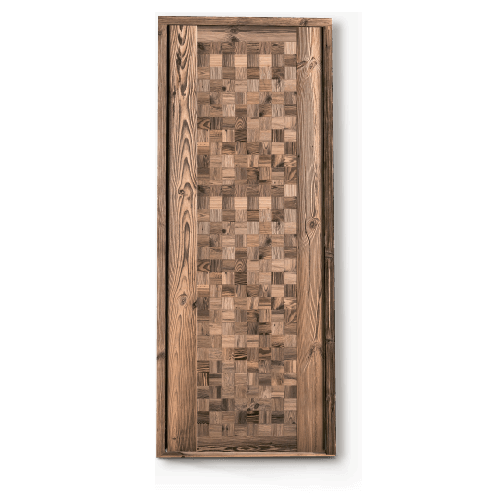 Porte Alpage, mosaic, brun